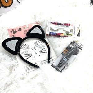 Costume Kitty Kat Ears Head band OS